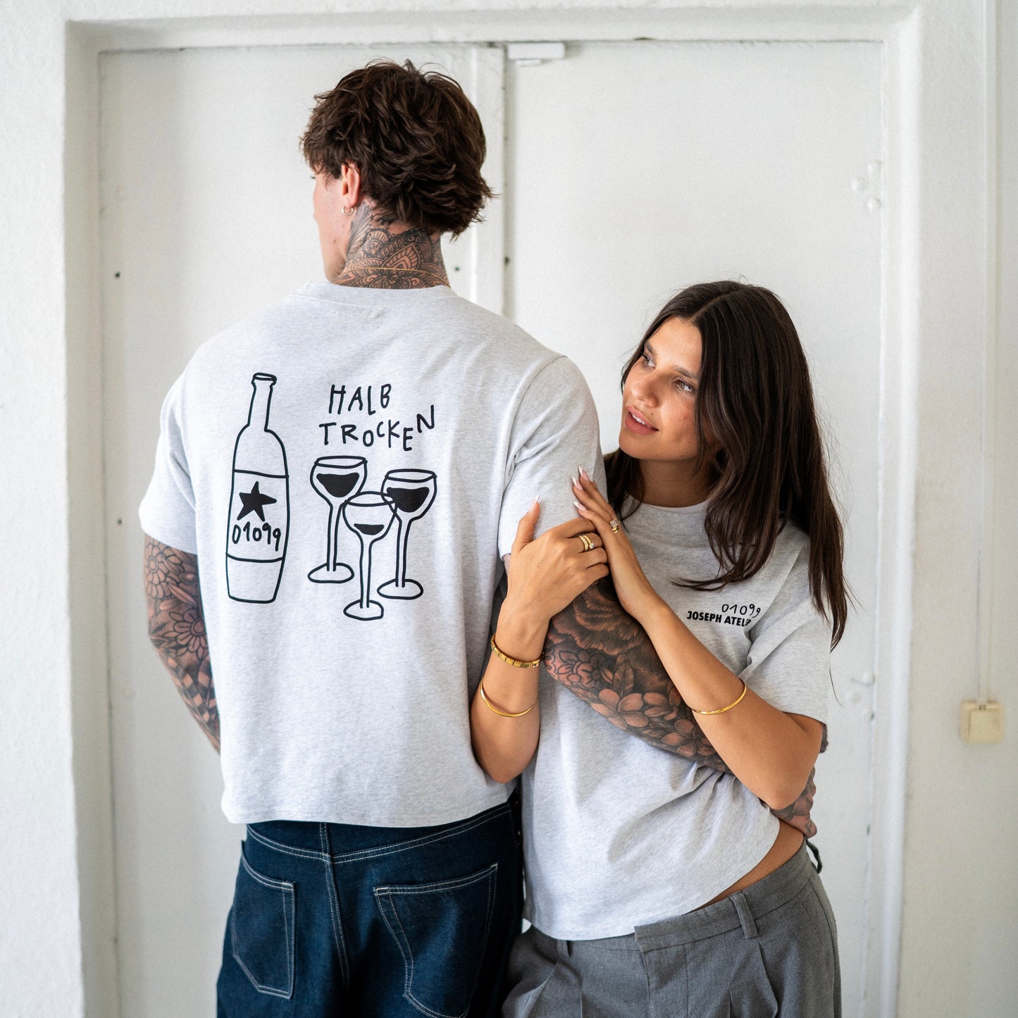 "Halbtrocken" - Shirt Bundle zu orange - Joseph Atelier x 01099