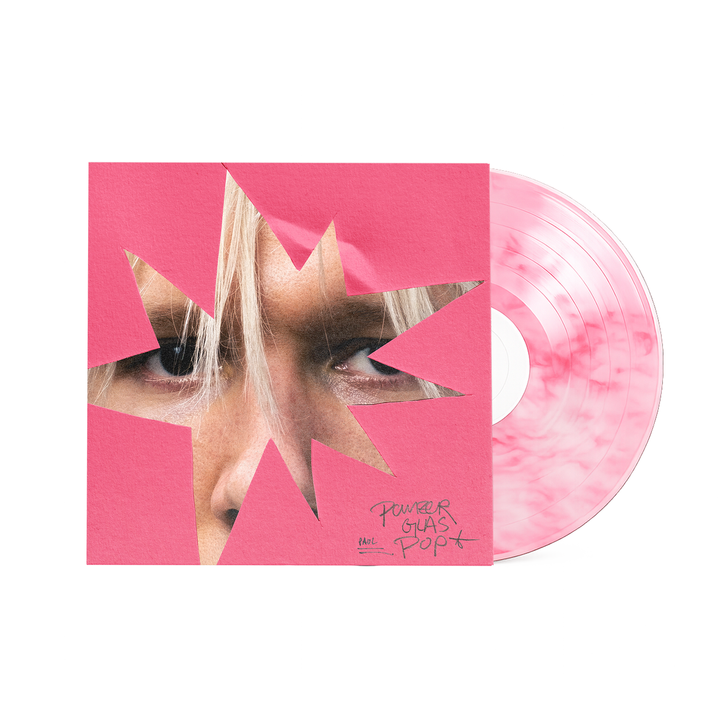 Paul "Panzerglas Pop" limitierte pink marbled vinyl