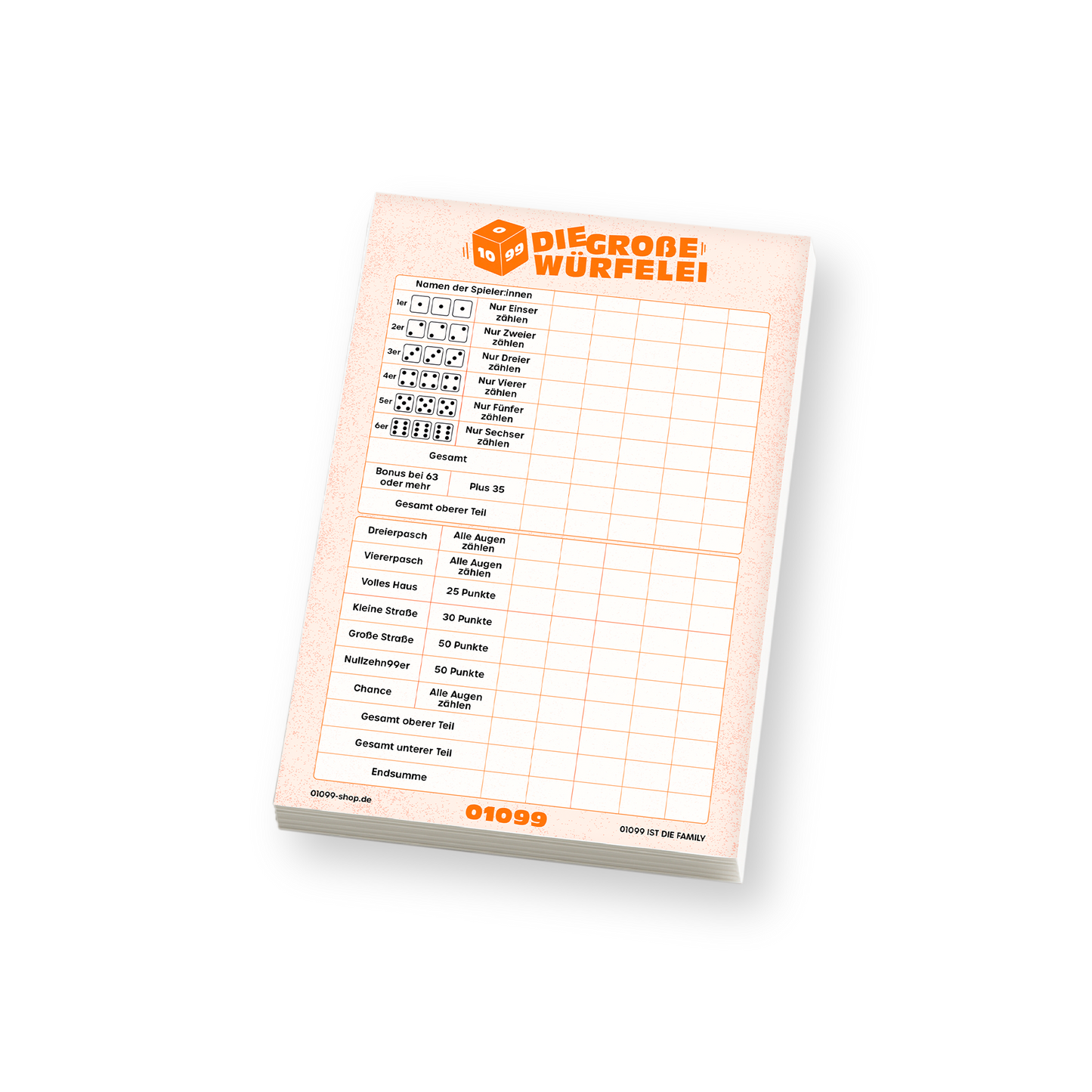 "Die große Würfelei" - Würfelketten Bundle (01099 x PONE)