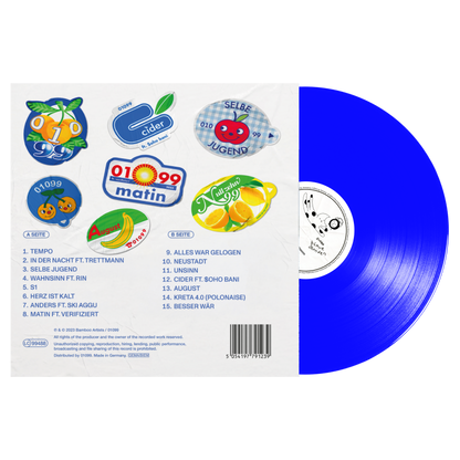 01099 - Blaue Stunden (LP - transparent blau)