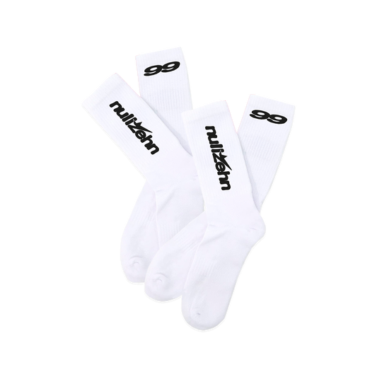 nullzehn99 - Socken Bundle weiß (Doppelpack)