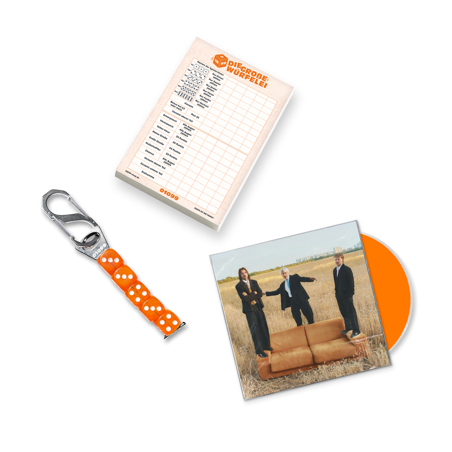 "Die große Würfelei" - Würfelketten Bundle (01099 x PONE)