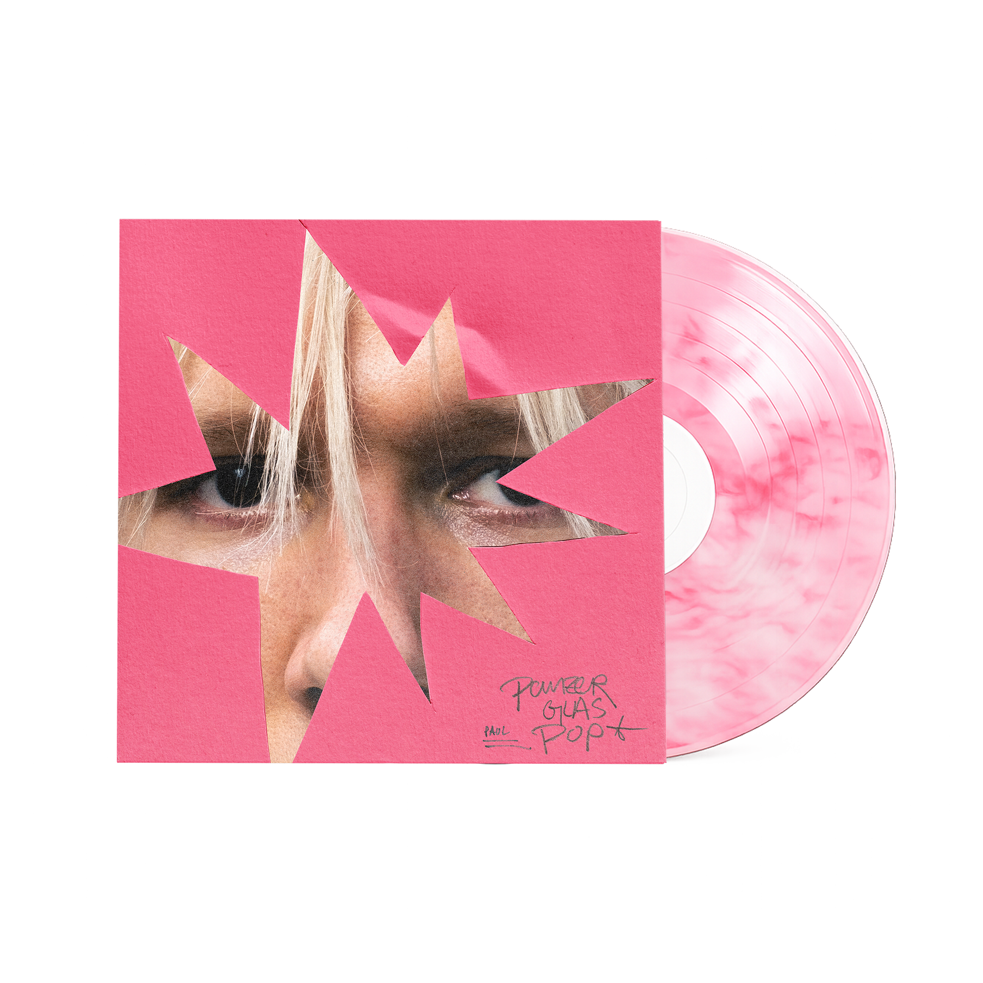 Paul "Panzerglas Pop" pink marbled vinyl