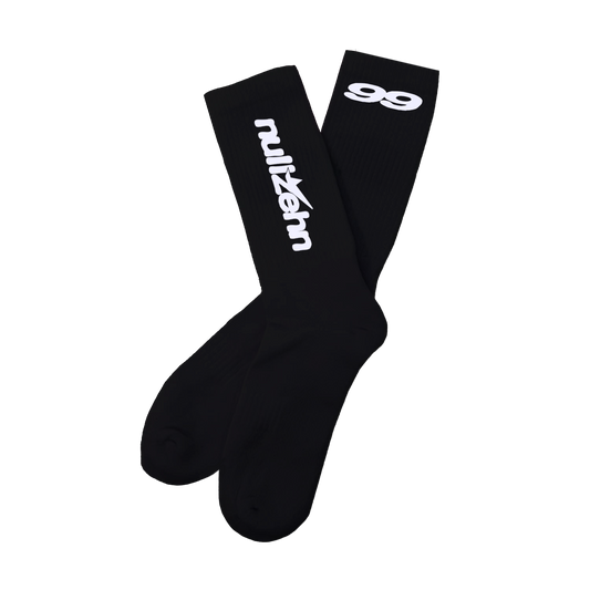 nullzehn99 - Socken Bundle schwarz (Doppelpack)